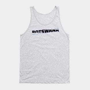 Botswana Vintage style retro souvenir Tank Top